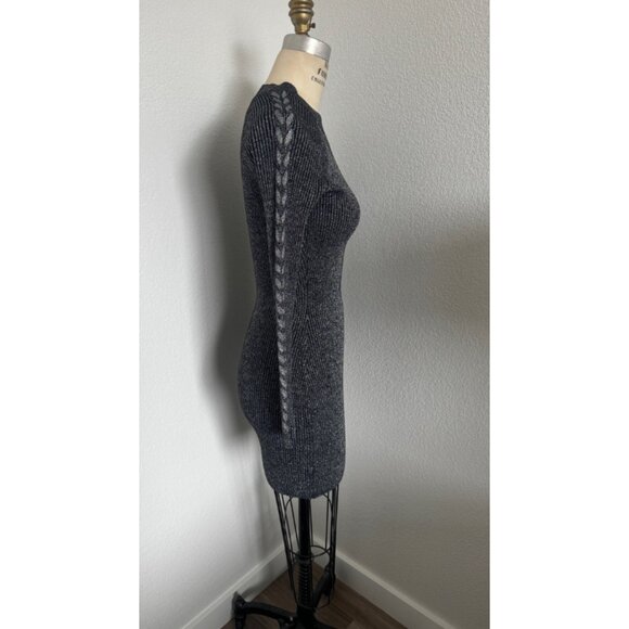 I.N. San Francisco | Grey Lurex Sweater Dress size XS - Picture 2 of 8